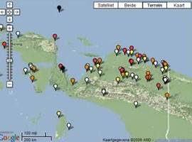 De bedreigde talen in Papua volgens de atlas van Unesco