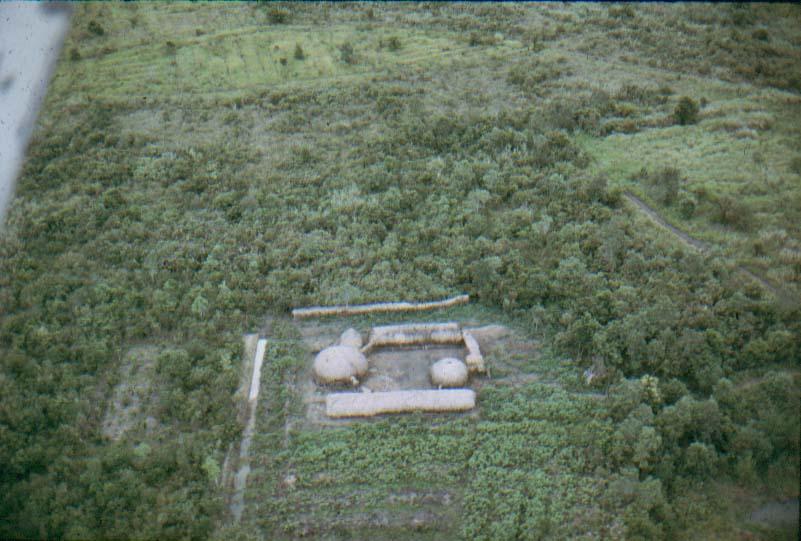 BD/37/36 - 
Kampong (familie-eenheid) in de Baliem
