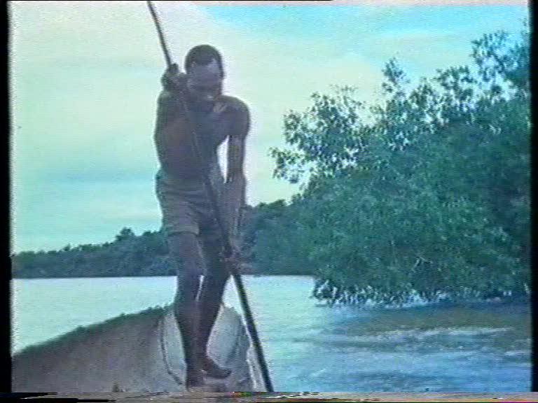 FI/1200/55 -
Matjemosh: A woodcarver from the village of Amanamka, Asmat tribe, on the Southern West coast of New Guinea