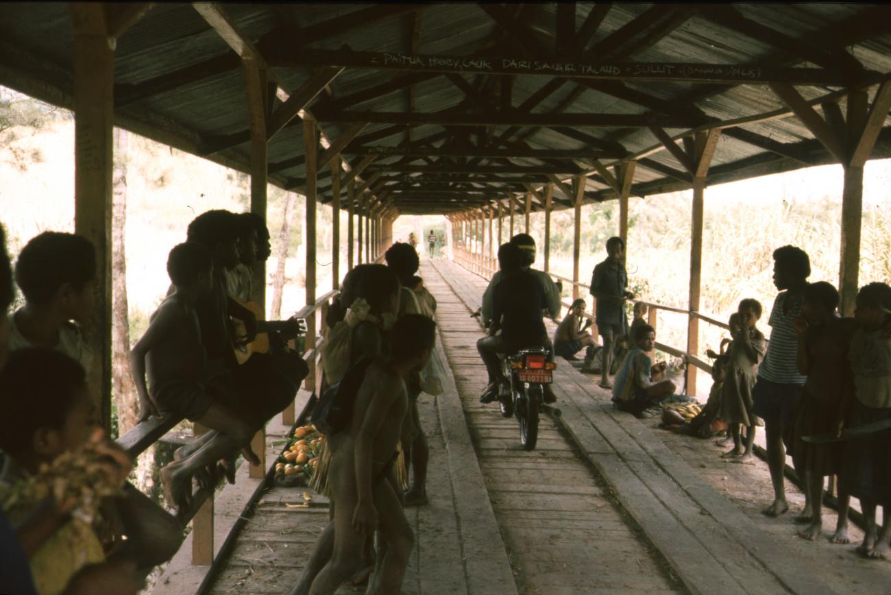 BD/166/216 -
Roofed wooden bridge