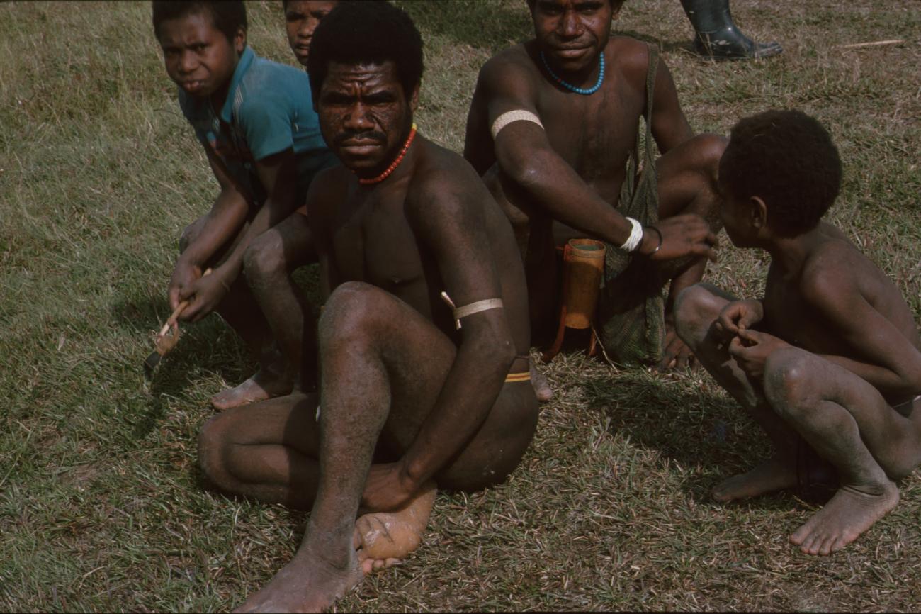 BD/166/345 -
Some Papua people on the ground