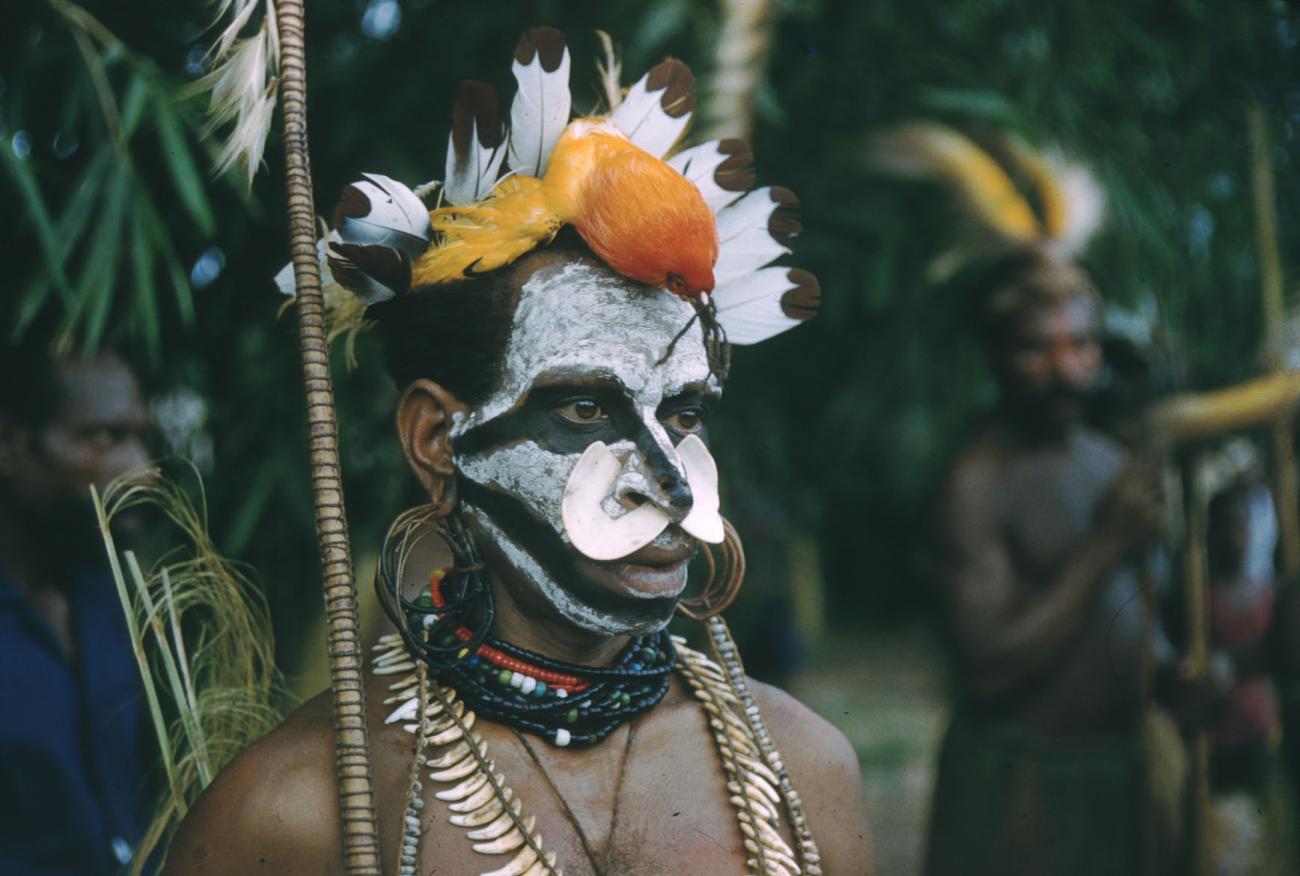 BD/209/3085 - 
Man with big nose ornament
