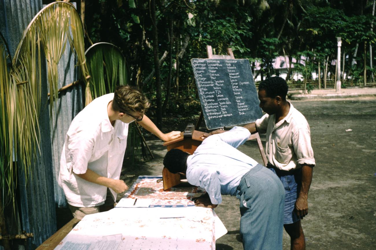 BD/209/7107 - 
Verkiezingen Nieuw Guinea Raad
