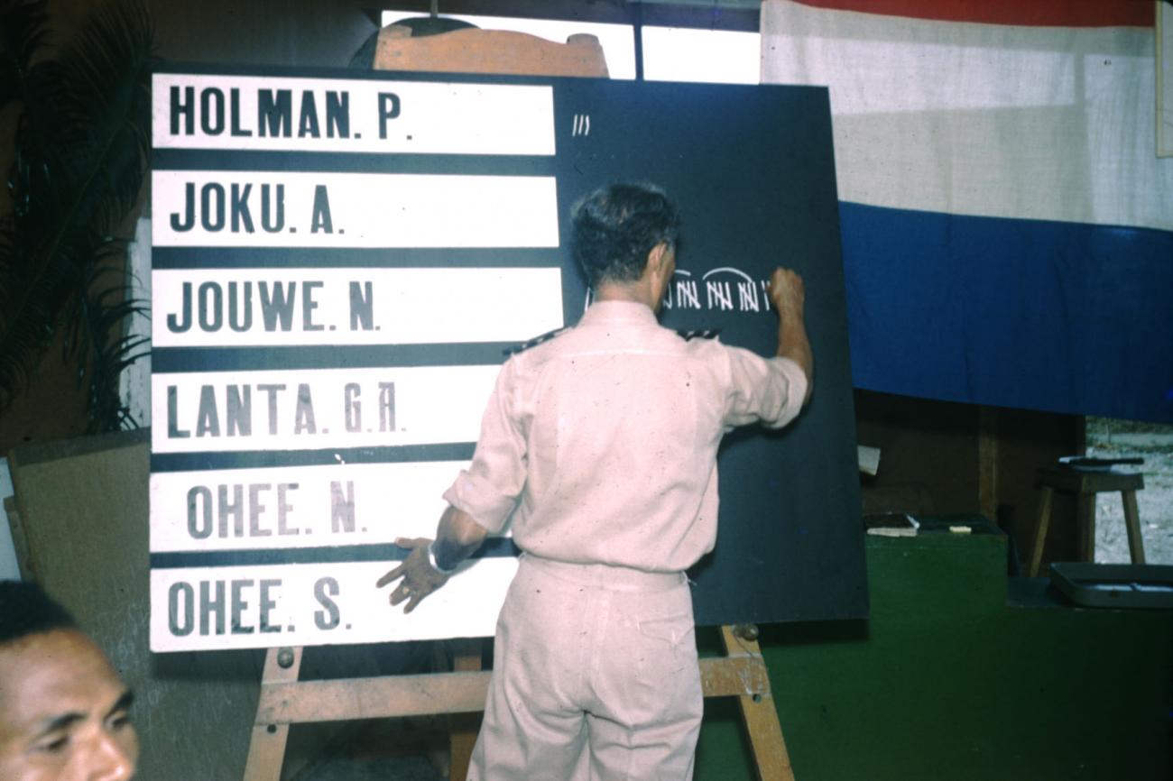 BD/209/7132 - 
Verkiezingen Nieuw Guinea Raad
