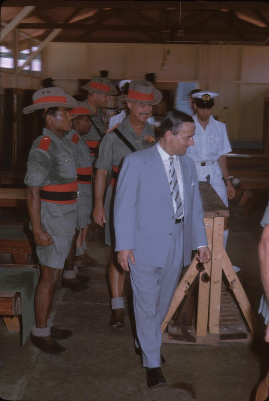 BD/209/9122 - 
Opleidingskamp Papoea Vrijwilligers Korps te Manokwari
