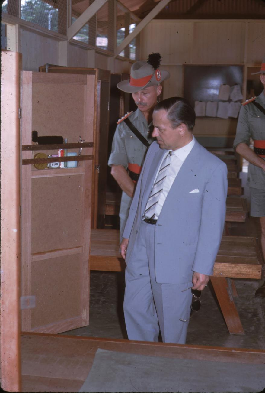 BD/209/9123 - 
Opleidingskamp Papoea Vrijwilligers Korps te Manokwari
