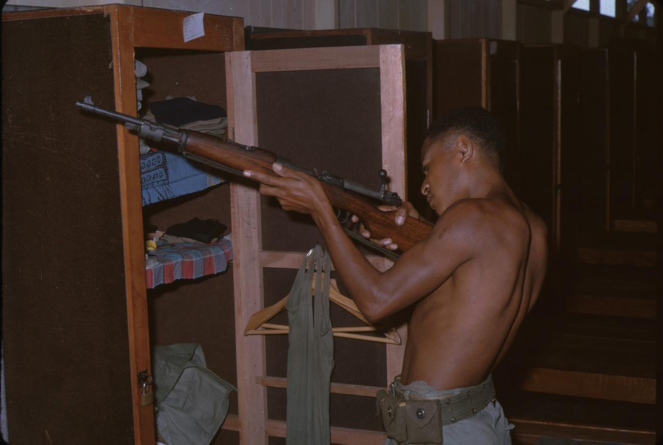 BD/209/9192 -
Opleidingskamp Papoea Vrijwilligers Korps te Manokwari