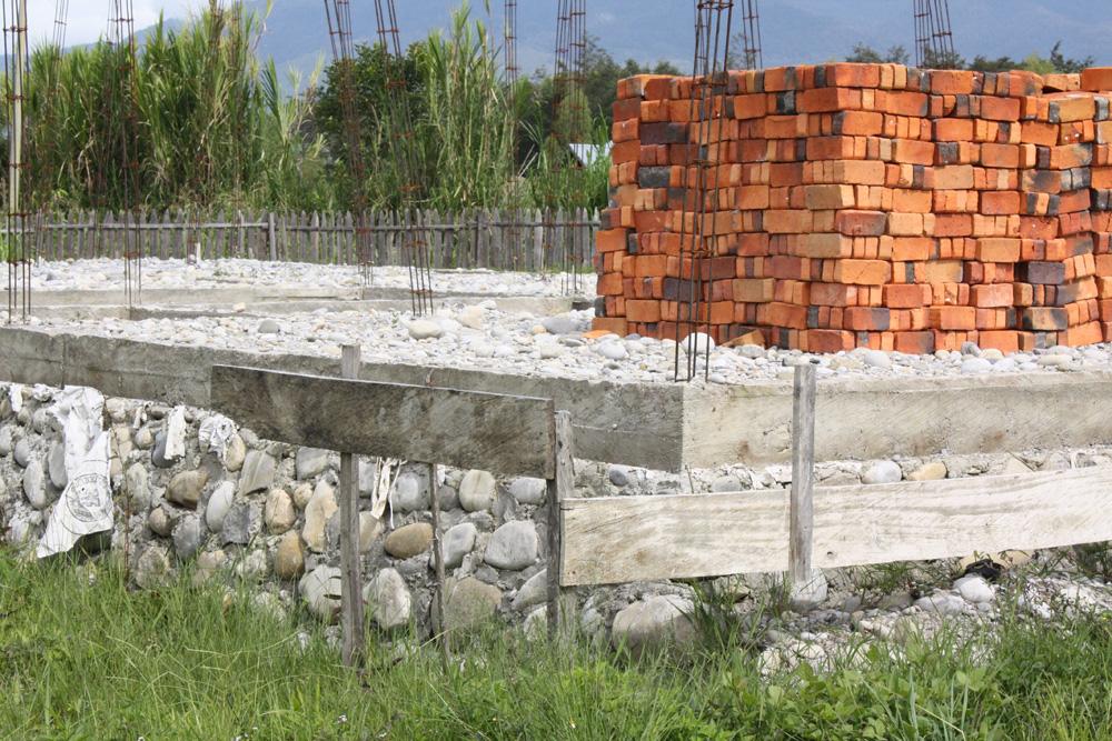 BD/153/54 - 
bouwplaats in Wamena
