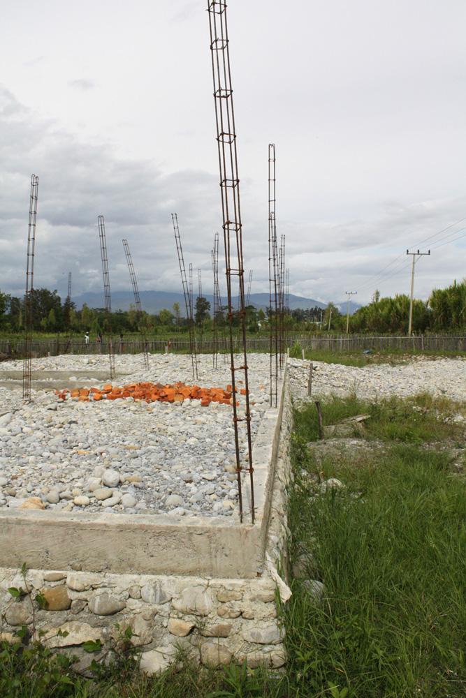 BD/153/56 - 
bouwplaats in Wamena
