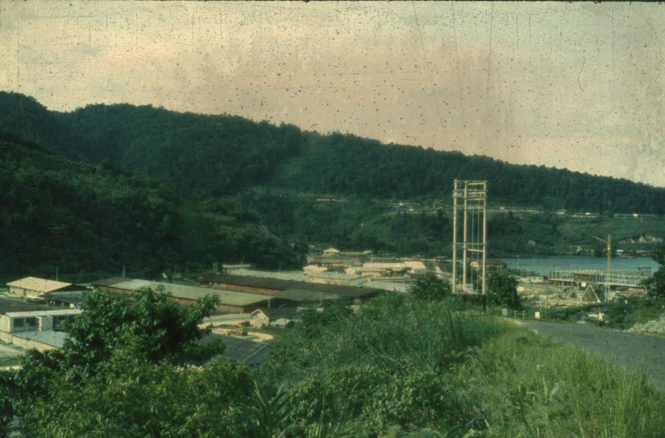 BD/67/163 - 
Overview picture of building at Jayapura with electricity pole
