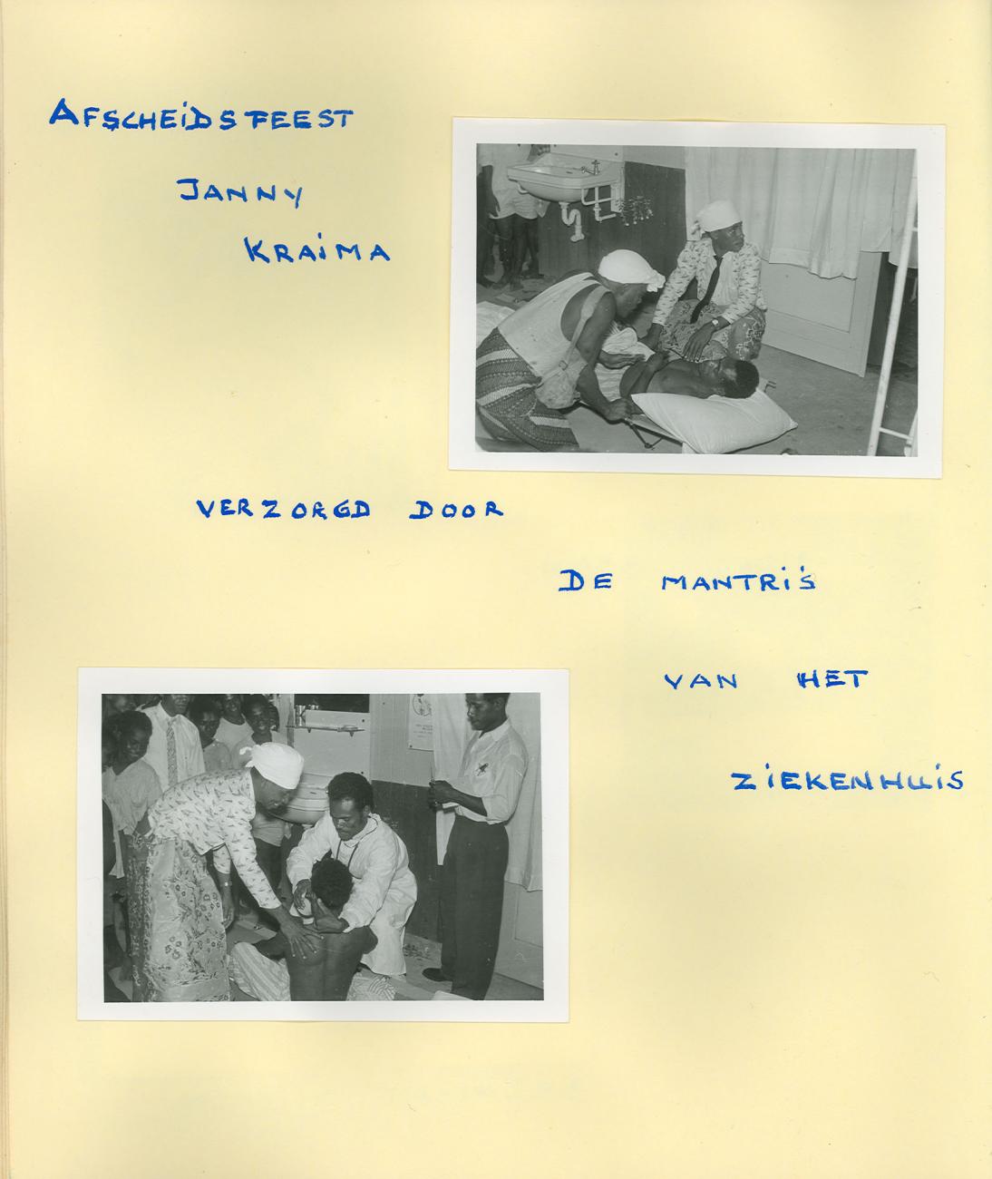BD/83/36 - 
Afscheidsfeest voor verpleegkundige Janny Kraima die met verlof gaat

