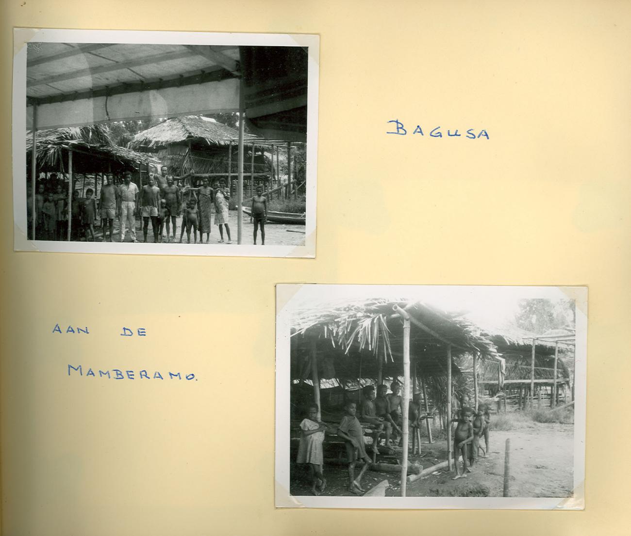 BD/83/73 -
Inwoners van het dorp Bagusa aan de Mamberamo-rivier