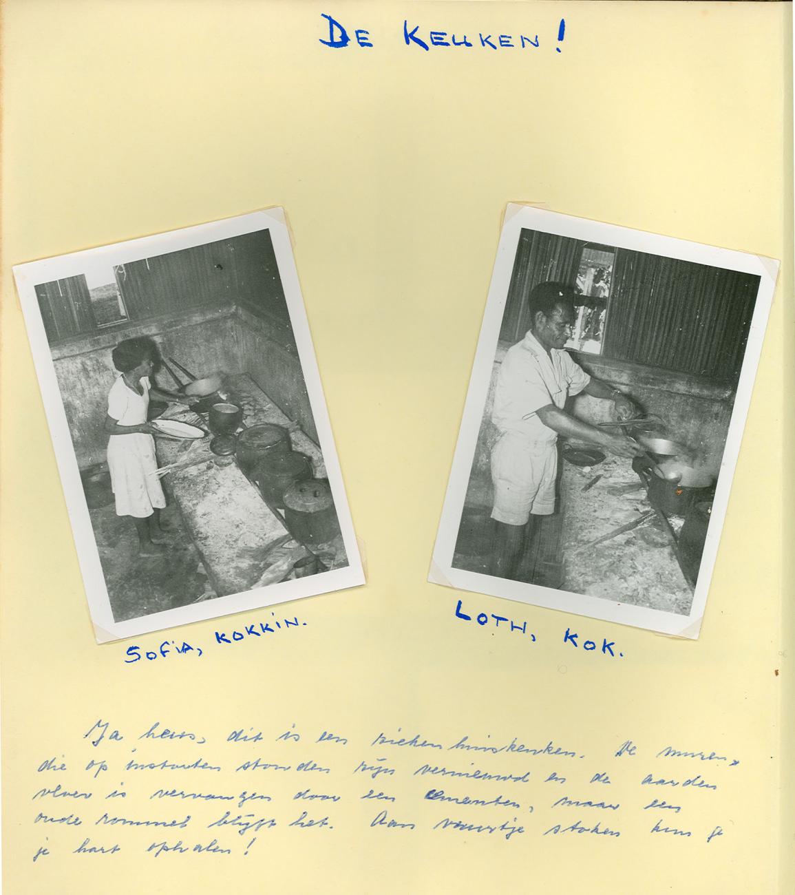 BD/83/8 -
De keuken van het ziekenhuis in Sarmi