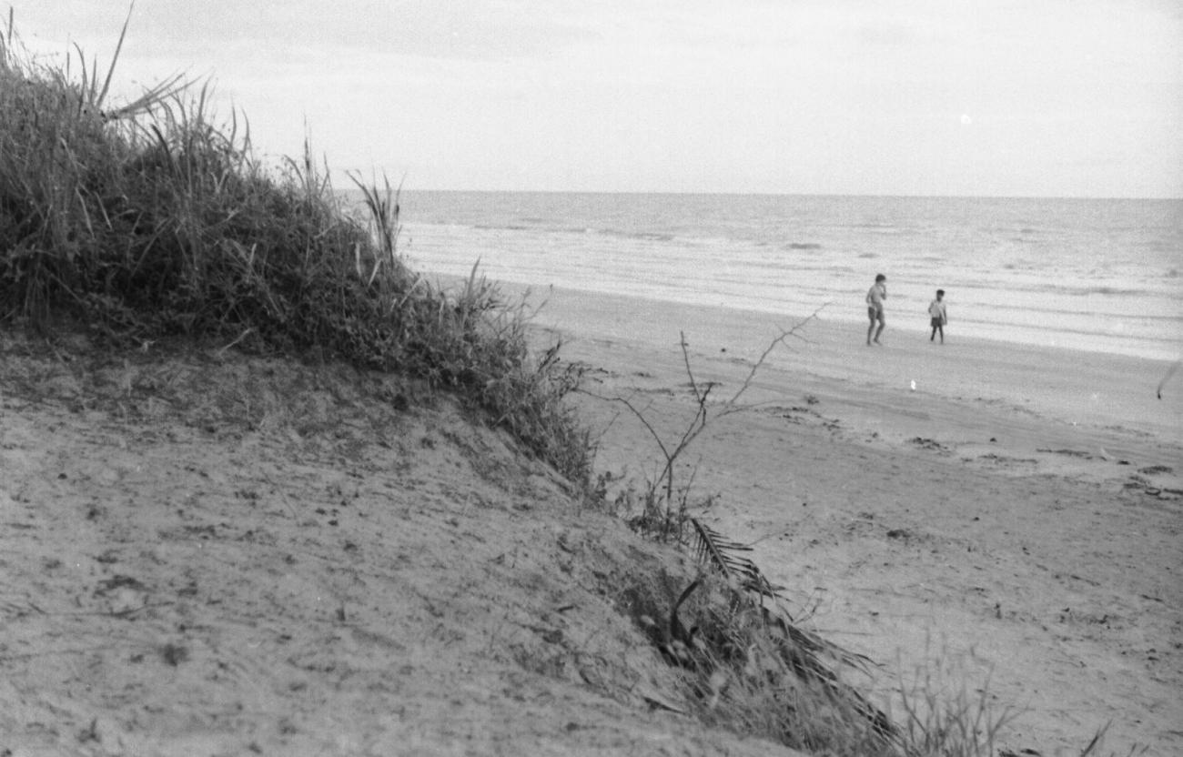 BD/133/25 -
Opname van het strand bij Merauke