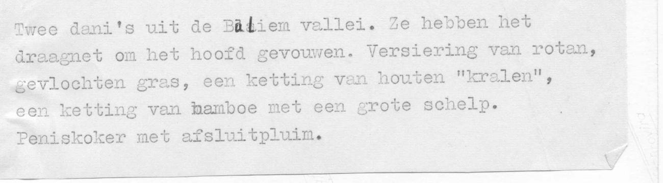 BD/66/359 - 
Twee Dani&#039;s uit de Baliemvallei
