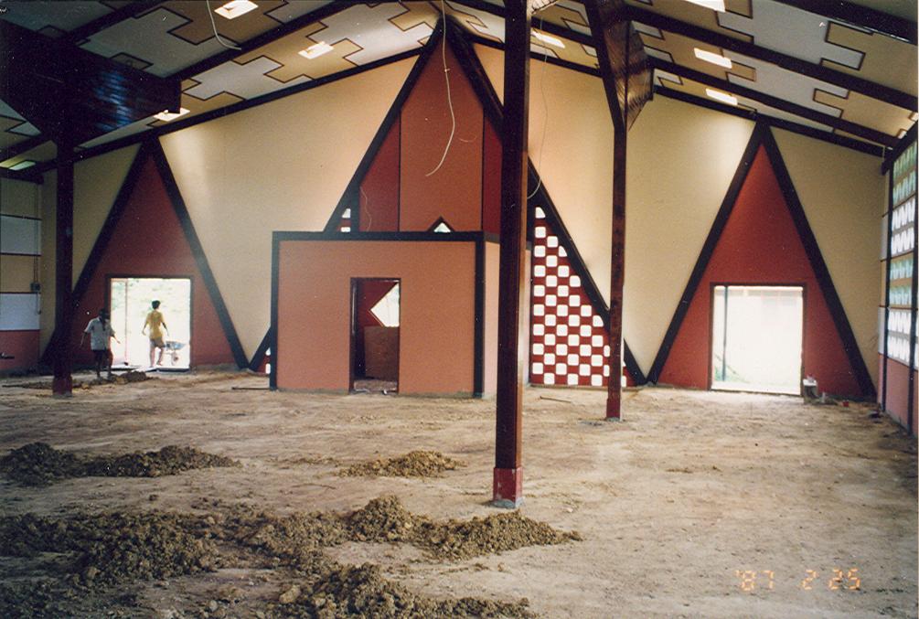 BD/269/834 - 
Interieur kerk in Arso
