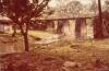 BD/309/55 Dorp Teminabuan, brug over rivier