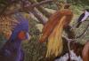 BD/285/3 Schilderij met tropische vogels