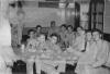 BD/318/90 Groepsfoto van mariniers in recreatieruimte