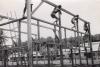 BD/269/1199 Constructie van het raamwerk voor het jongensinternaat in Kokonau